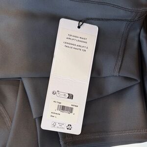 ALO Yoga Anthracite High-Waist Airlift Leggings